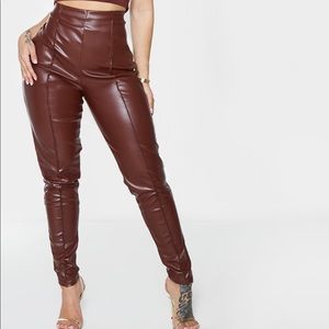 NWT Brown Shape High Waist Pants